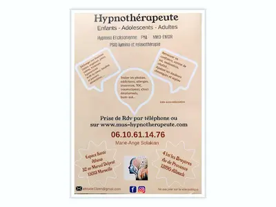 Hypnothérapeute Marseille Allauch Marie-ange Solakian Pnl et Nmo-emdr Enfants Adolescents Adultes