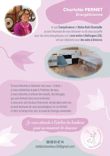 Energéticienne - Baillargues - Charlotte Pernet - l'Atelier du Bonheur