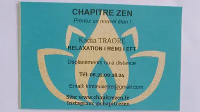 Kadia Traore Stress& Phobies& Gestion des Émotions/hypno Reiki/eft/reiki