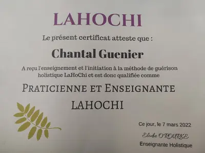 Guenier Chantal Sophro-relaxologue & Médium