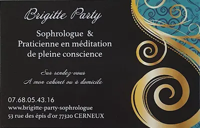 Brigitte Party Sophrologue et Praticienne en Méditation de Pleine Conscience (mindfulness)