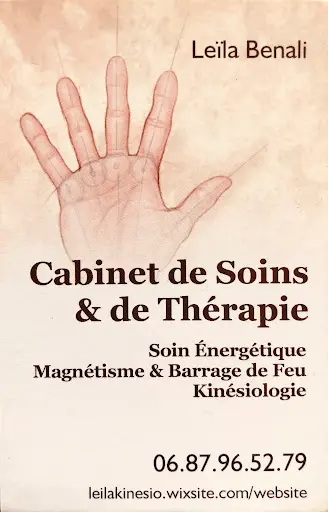 Leïla Benali - Kinésiologie - Magnétisme - Barrage de Feu - Séances au Cabinet et Soins À Distance