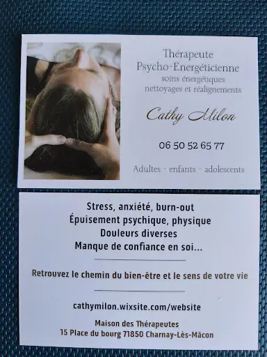 Cathy Milon Thérapeute Psycho-énergéticienne