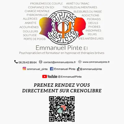 Emmanuel Pinte Ei - Psychopraticien en Hypnose et Thérapies Brèves