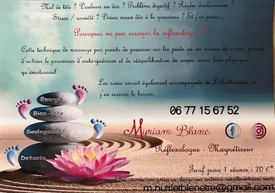 Réflexologue - Magnétiseur Myriam Blanc