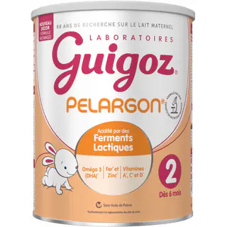Guigoz Pelargon Lait 2 ème Âge 780 g