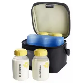 Medela Cooler Bag Sac Réfrigérant + Biberons 4 x 150 ml