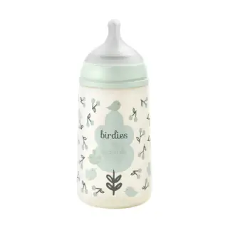 Suavinex Birdies Biberon Tétine Symétrique Débit Moyen 270 ml 3 Mois et +