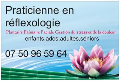 Réflexologue Praticienne en Réflexologie Plantaire Palmaire Facial