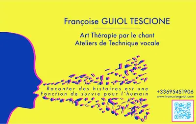 Françoise Guiol Tescione Thérapeute Par le Chant, Accompagnement Dans la Technique Vocale