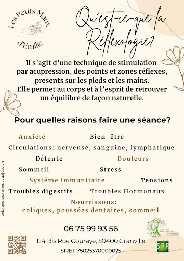 Les Petits Maux d'Emilie, Réflexologue Granville
