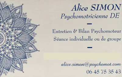 Alice Simon Psychomotricienne