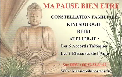 Ma Pause Bien Etre- Hostens - Kinesiologie Reiki Constellation Familiale