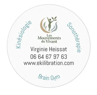 Virginie Heissat Kinésiologue & Sonothérapeute - les Mouvements du Vivant