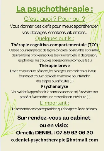 Ornella Deniel Psychotherapies
