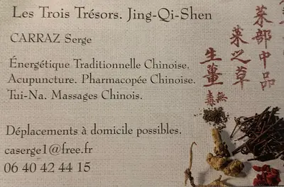 Dr Carraz Serge les Trois Trésors