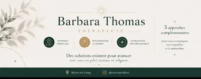 Barbara Thomas - Hypnose Médicale et Accompagnement Psychologique