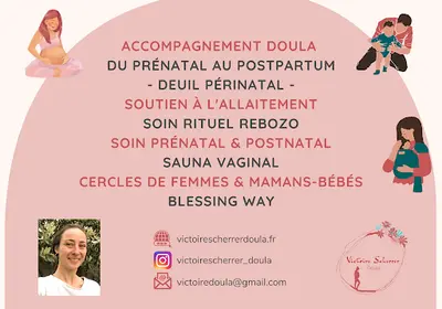 Victoire Scherrer - Doula - Soin Rebozo - Soin Prénatal - Soin Postpartum - Ateliers Cycloshow | Orléans