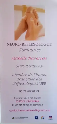 Isabelle Navarrete Neuro-reflexologue Rncp