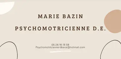 Marie Bazin Psychomotricienne D.e.