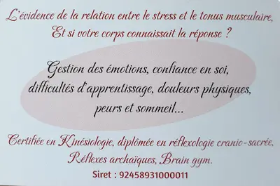 Rachel Gelard Kinesiologue Certifiée