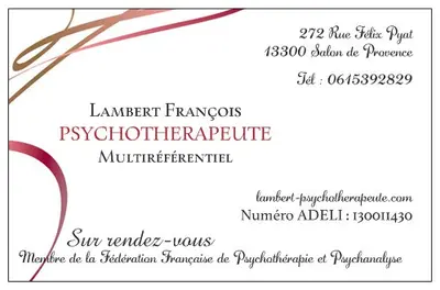 Lambert François Psychothérapeute