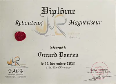 Girard Damien Rebouteux Magnetiseur