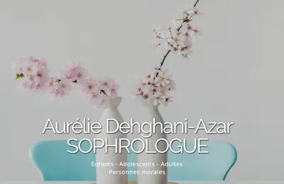 Aurélie Dehghani-azar, Sophrologue