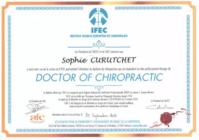 Chiropracteur Saint Martin de Seignanx & Hypnose - Sophie Curutchet
