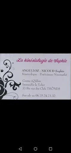 La Kinésiologie de Sophie