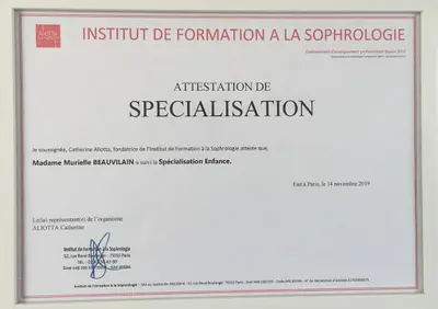 Sophrologue Spécialisée Dans l'Enfance et l'Adolescence- Enseignante Reiki -hypnotérapeute 86540 Besse (thuré)