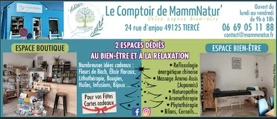 Le Comptoir de Mammnatur - Naturopathie - Réflexologie - Boutique Bien-être Tiercé - 49