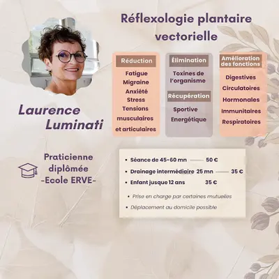 Réflexologie Plantaire Vectorielle Laurence Luminati
