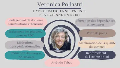Veronica Pollastri -thérapeute, Hypnose, Pnl, Énergétique et Constellations Familiales