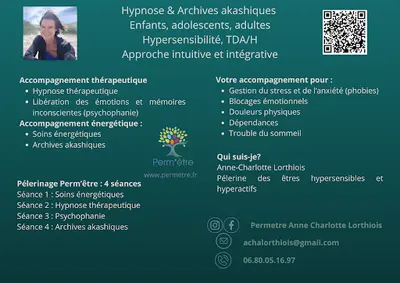 Perm Être - Anne-charlotte Lorthiois- Hypnose Thérapeutique & Soins Énergétiques - Wambrechies