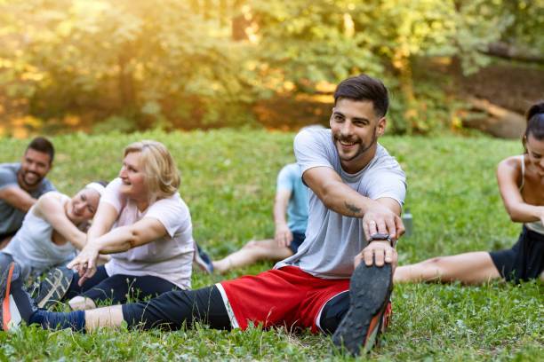 sportifs récupération physique mentale étirements